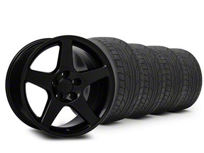 17x9 2003 Cobra Style Wheel & NITTO High Performance NT555 G2 Tire Package (99-04 Mustang)
