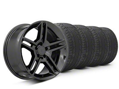 18x9 2010 GT500 Style Wheel & NITTO High Performance NT555 G2 Tire Package (99-04 Mustang)