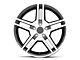 2010 GT500 Style Gloss Black Machined Wheel; 18x9 (10-14 Mustang, Excluding 13-14 GT500)