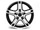 2010 GT500 Style Gloss Black Machined Wheel; 19x8.5 (99-04 Mustang)