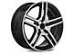 2010 GT500 Style Gloss Black Machined Wheel; 19x8.5 (99-04 Mustang)