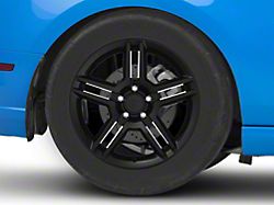 2010 GT500 Style Black Wheel; Rear Only; 18x10 (10-14 Mustang, Excluding 13-14 GT500)