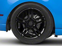 2010 GT500 Style Black Wheel; Rear Only; 19x10; 48mm Offset (10-14 Mustang)