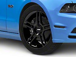 2010 GT500 Style Black Wheel; 19x8.5; 30mm Offset (10-14 Mustang)