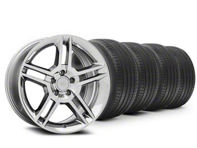 18x9 2010 GT500 Style Wheel & Sumitomo High Performance HTR Z5 Tire Package (99-04 Mustang)