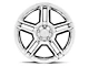 2010 GT500 Style Chrome Wheel; Rear Only; 19x10 (10-14 Mustang)