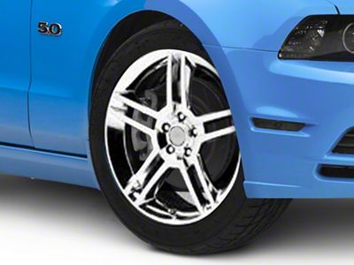 2010 GT500 Style Chrome Wheel; 19x8.5 (10-14 Mustang)