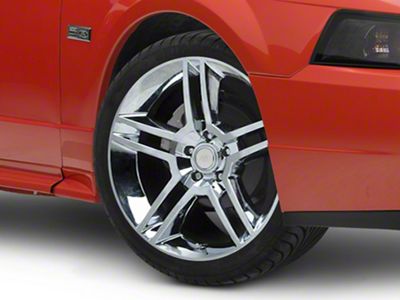 2010 GT500 Style Chrome Wheel; 19x8.5; 30mm Offset (99-04 Mustang)