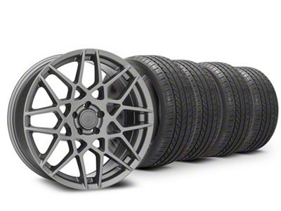 20x8.5 American Muscle Wheels 2013 GT500 Style Wheel - 255/35R20 Lexani High Performance Summer LX-Twenty Tire; Wheel & Tire Package (10-14 Mustang)