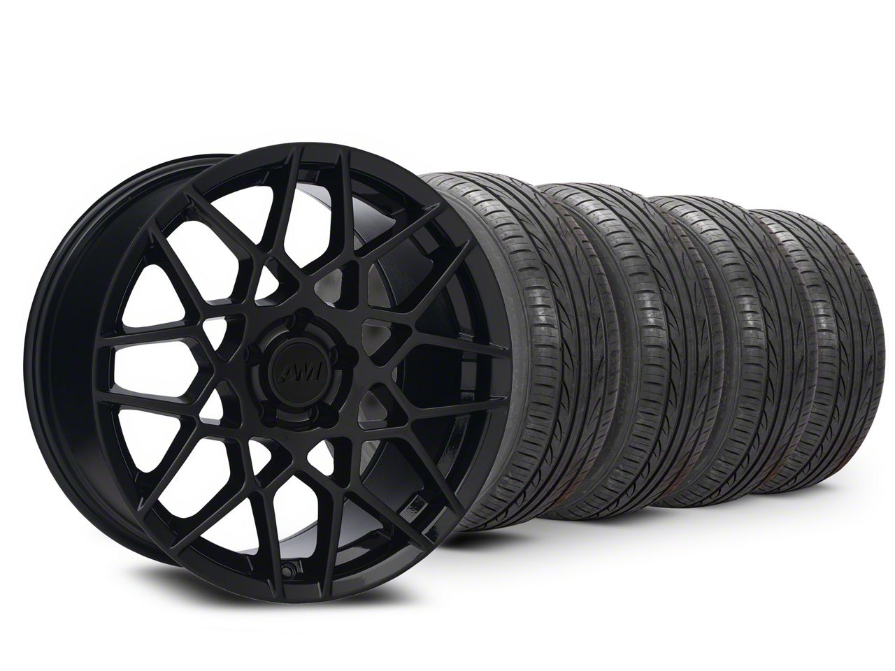 Mustang 20x8.5 AMR Wheel & Mickey Thompson Street Comp Tire