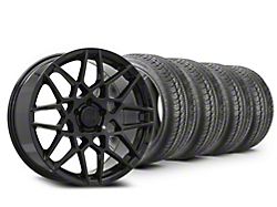 19x8.5 2013 GT500 Style Wheel & Pirelli All-Season P Zero Nero Tire Package (10-14 Mustang)