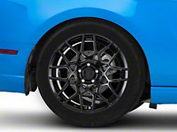 2013 GT500 Style Gloss Black Wheel; Rear Only; 18x10 (10-14 Mustang GT, V6)