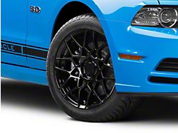 2013 GT500 Style Gloss Black Wheel; 18x9 (10-14 Mustang GT w/o Performance Pack, V6)