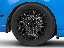 2013 GT500 Style Gloss Black Wheel; Rear Only; 19x10; 48mm Offset (10-14 Mustang)