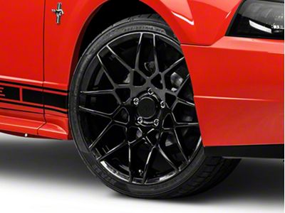 2013 GT500 Style Gloss Black Wheel; 19x8.5; 30mm Offset (99-04 Mustang)