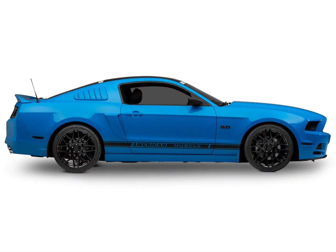 Mustang 2013 GT500 Style Gloss Black Wheel; Rear Only; 20x10