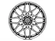 2013 GT500 Style Hyper Dark Wheel; Rear Only; 19x10 (10-14 Mustang)