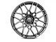 2013 GT500 Style Hyper Dark Wheel; Rear Only; 20x10 (10-14 Mustang)