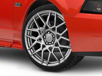 2013 GT500 Style Hyper Dark Wheel; 20x8.5; 30mm Offset (99-04 Mustang)