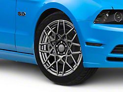 2013 GT500 Style Hyper Dark Wheel; 19x9.5; 35mm Offset (10-14 Mustang)
