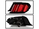 2015 OE Style LED Sequential Tail Light; Black Housing; Red Lens; Passenger Side (15-23 Mustang)