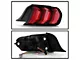 2018 OE Style LED Sequential Tail Light; Black Housing; Red Lens; Passenger Side (15-23 Mustang)