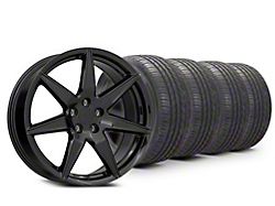 20x8.5 2020 GT500 Style Wheel & Atturo All-Season AZ850 Tire Package (15-23 Mustang GT, EcoBoost, V6)