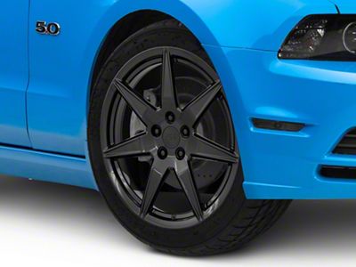 2020 GT500 Style Gloss Black Wheel; 19x8.5; 30mm Offset (10-14 Mustang)