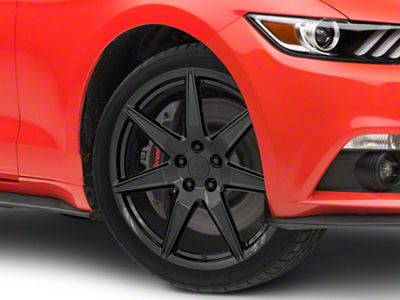 2020 GT500 Style Gloss Black Wheel; 20x8.5; 30mm Offset (15-23 Mustang GT, EcoBoost, V6)