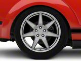 2020 GT500 Style Charcoal Wheel; Rear Only; 19x10; 48mm Offset (05-09 Mustang)