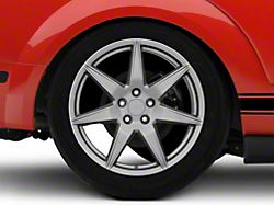 2020 GT500 Style Charcoal Wheel; Rear Only; 19x10; 48mm Offset (05-09 Mustang)