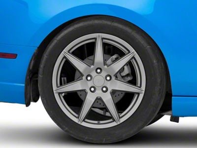 2020 GT500 Style Charcoal Wheel; Rear Only; 19x10; 48mm Offset (10-14 Mustang)