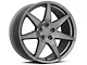 2020 GT500 Style Charcoal Wheel; Rear Only; 19x10 (15-23 Mustang GT, EcoBoost, V6)