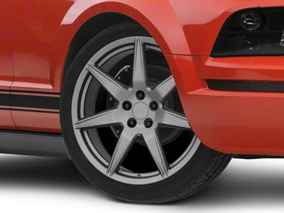 2020 GT500 Style Charcoal Wheel; Rear Only; 20x10 (05-09 Mustang)