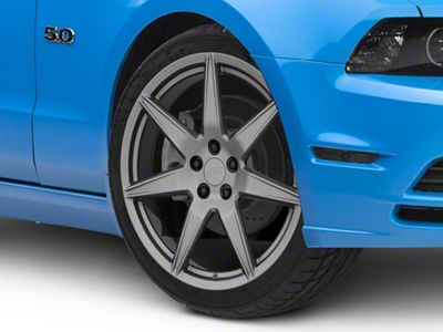 2020 GT500 Style Charcoal Wheel; Rear Only; 20x10 (10-14 Mustang)