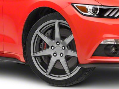 2020 GT500 Style Charcoal Wheel; 20x8.5 (15-23 Mustang GT, EcoBoost, V6)