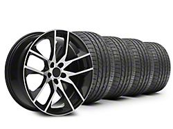 20x8.5 Magnetic Style & Atturo High Performance AZ850 Tire Package (15-23 Mustang GT, EcoBoost, V6)