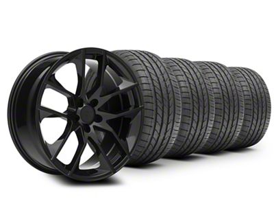 20x8.5 Magnetic Style & Atturo High Performance AZ850 Tire Package (15-23 Mustang GT, EcoBoost, V6)