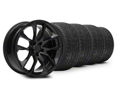 20x8.5 Magnetic Style & NITTO High Performance NT555 G2 Tire Package (15-23 Mustang GT, EcoBoost, V6)