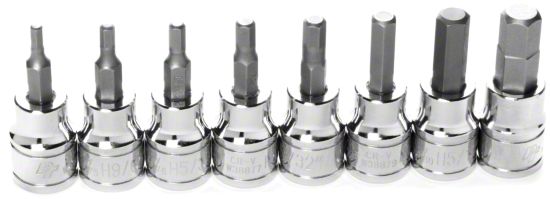 Universal AM 3/8-Inch Drive SAE Hex Bit Set; 8-Piece Set - Free Shipping