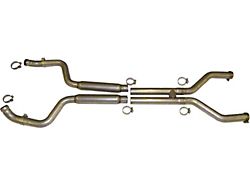 3-Inch Aluminized Cat-to-Axle H-Pipe with Straight Pipe Mufflers (11-14 Mustang GT)