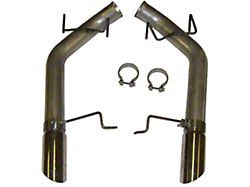 3-Inch Aluminized Muffler Delete Axle-Back Exhaust System with Polished Tips (11-14 Mustang GT)