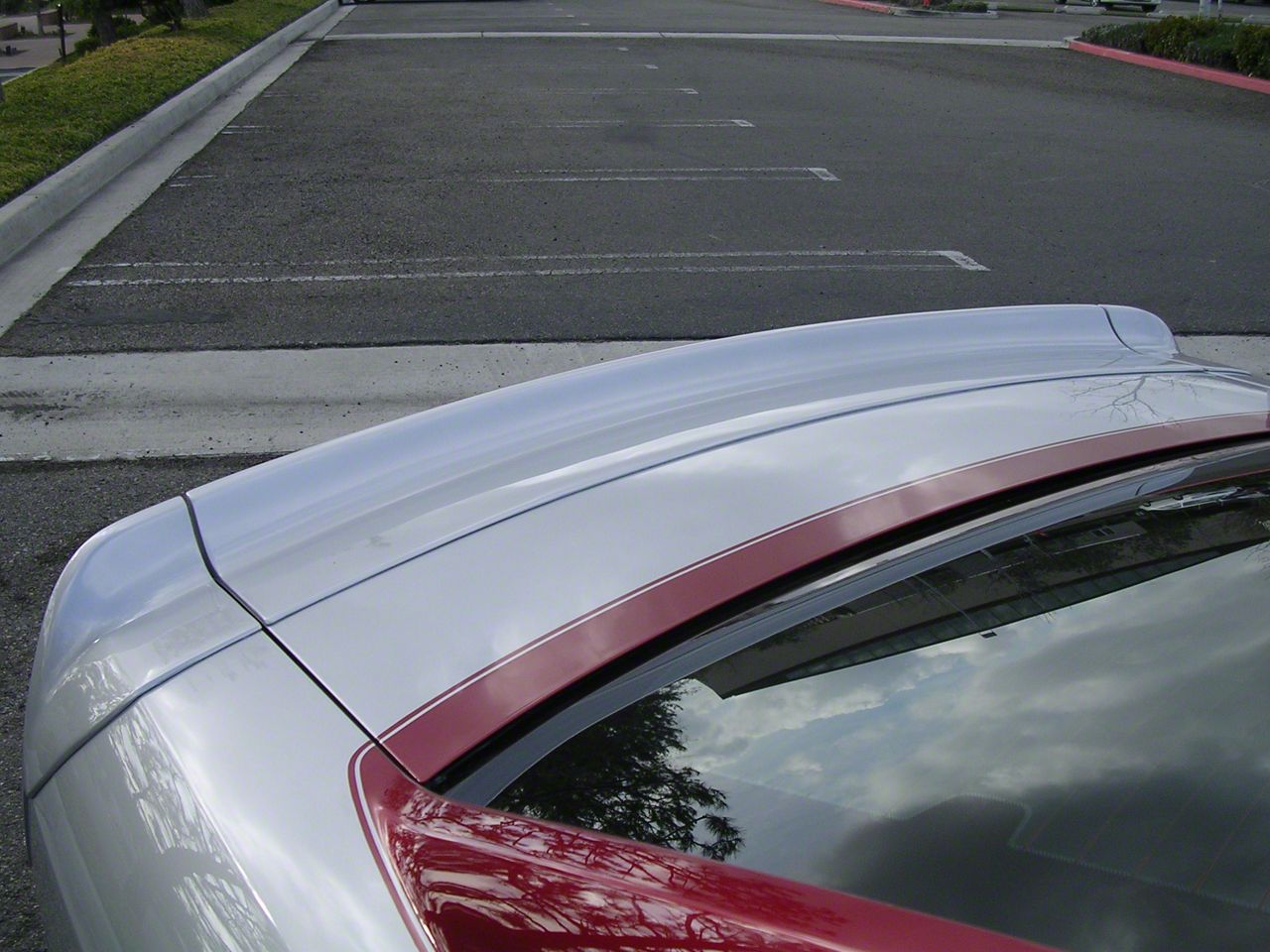 Street Scene Mustang 3-Piece Gen 3 Rear Spoiler; Unpainted