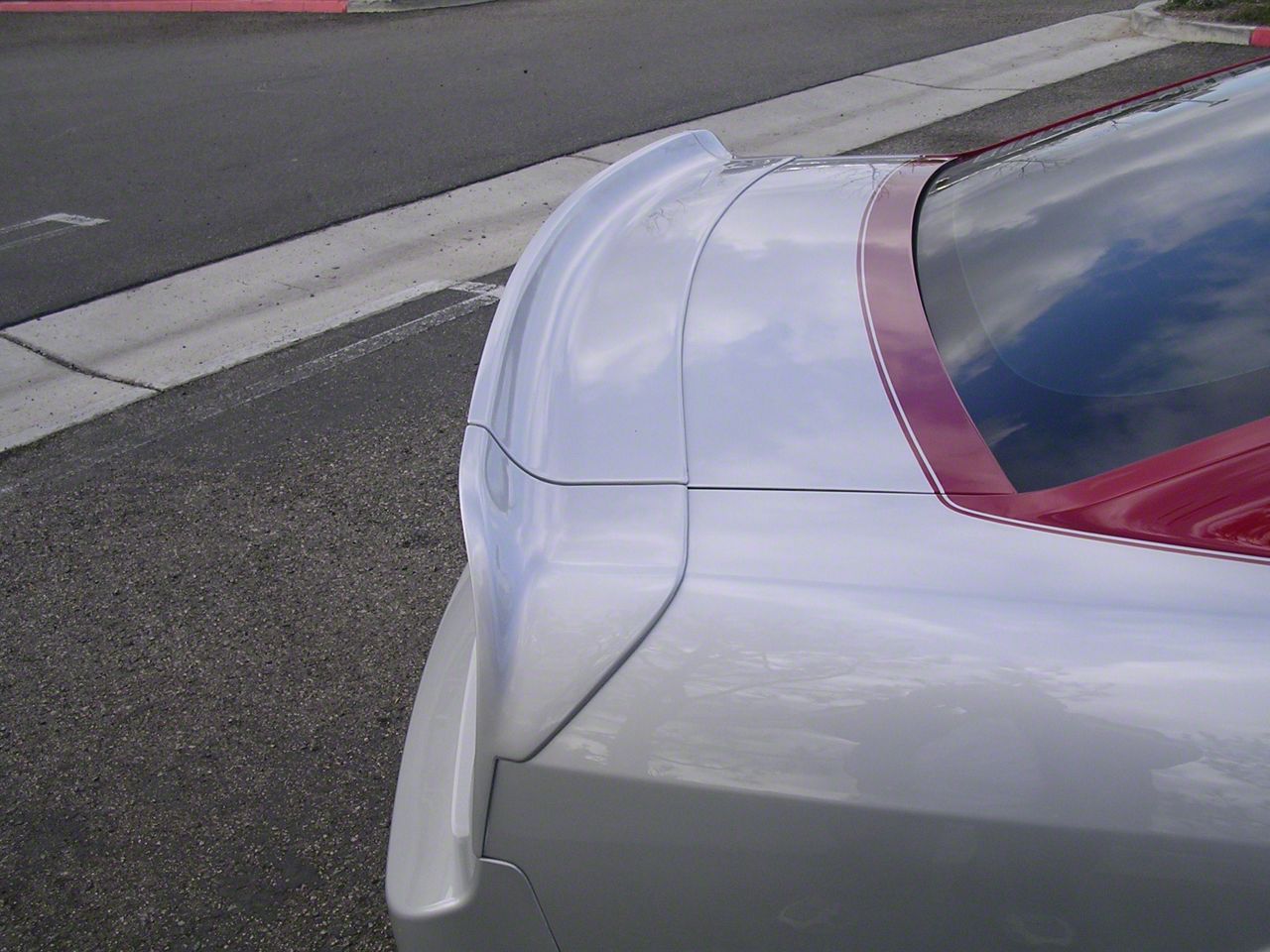 Street Scene Mustang 3-Piece Gen 3 Rear Spoiler; Unpainted