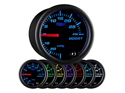 30 PSI Boost/Vacuum Gauge; Black 7 Color (Universal; Some Adaptation May Be Required)