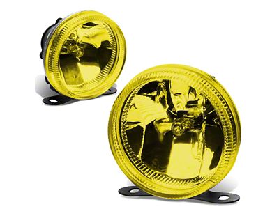 3.50-Inch Round Fog Lights; Amber (Universal; Some Adaptation May Be Required)