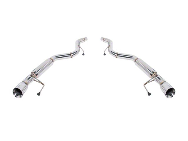 4-Inch Axle-Back Exhaust with Polished Tips (15-23 EcoBoost Mustang w/o Active Exhaust)