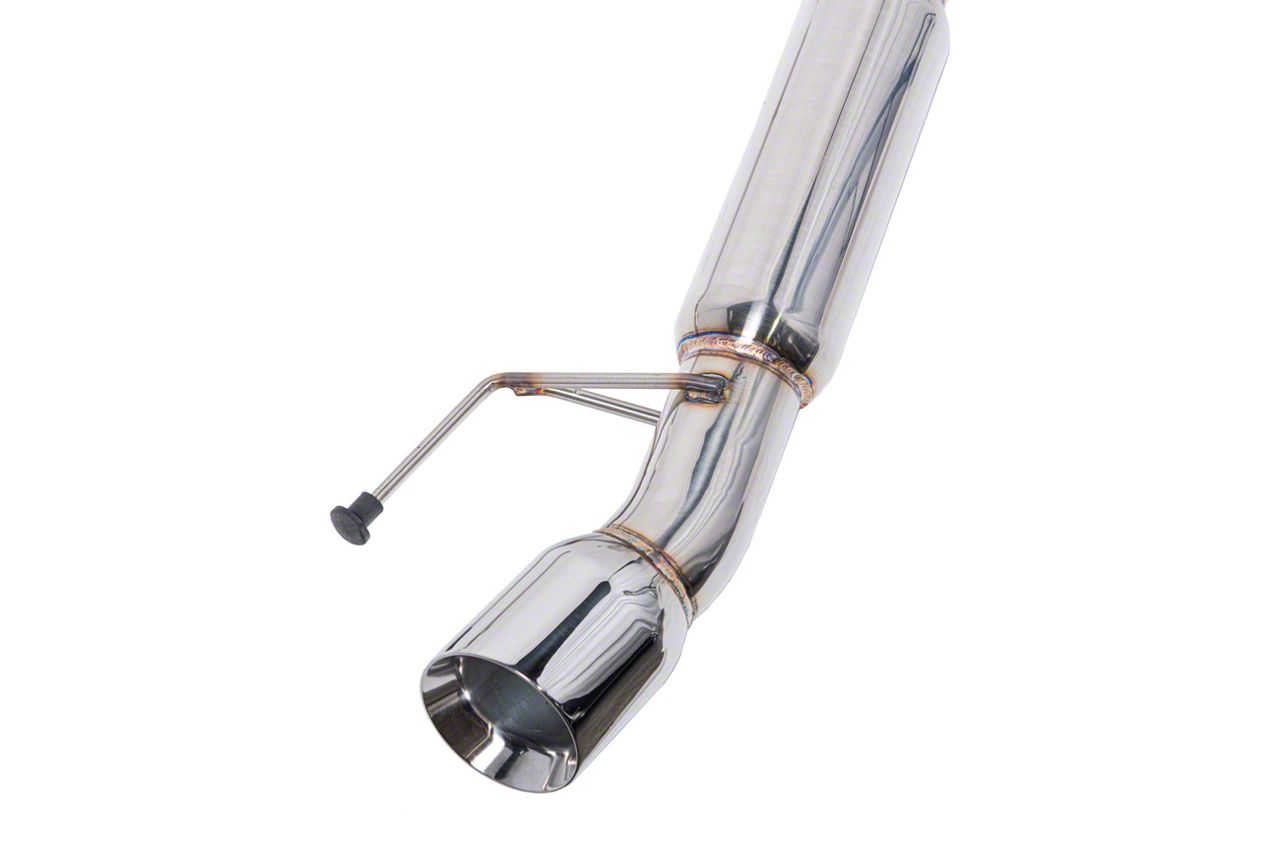 Mustang 4Inch AxleBack Exhaust with Polished Tips (1523 EcoBoost