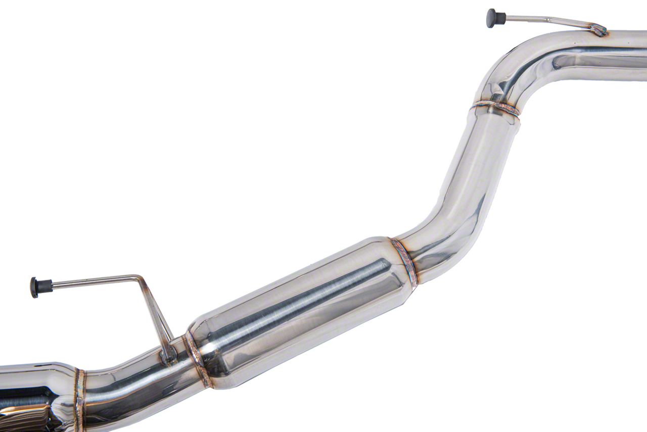 Mustang 4Inch AxleBack Exhaust with Polished Tips (1523 EcoBoost