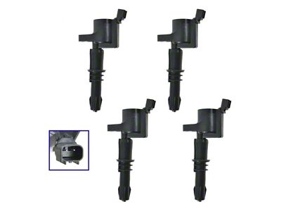 4-Piece Ignition Coil Set (05-08 Mustang GT)